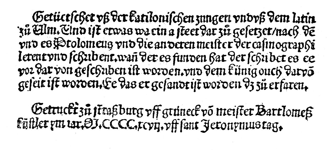 Versió alemanya 1497 impresa a Estrasburg de l'original català i llatí Katilonischen
